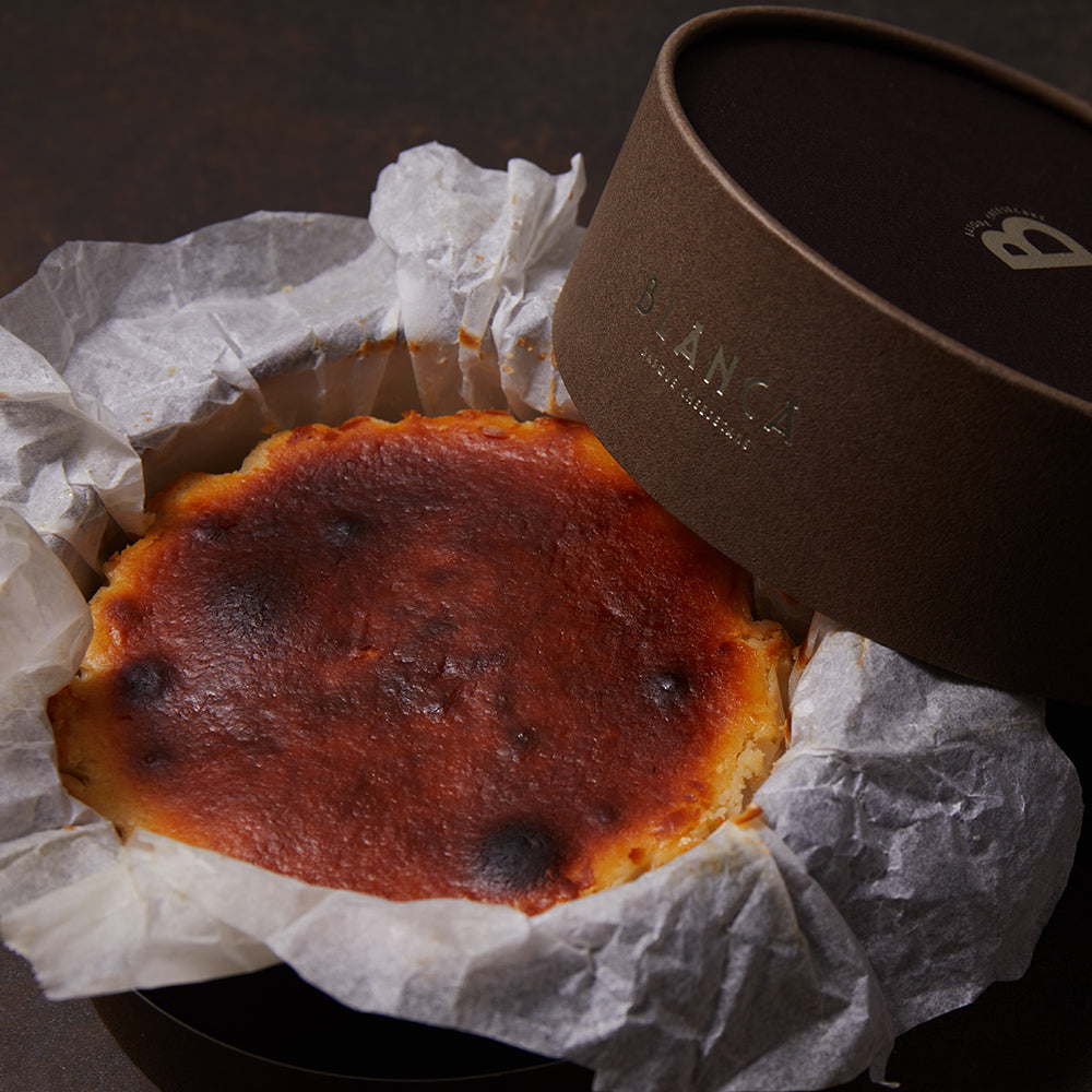 和栗のバスクチーズケーキ