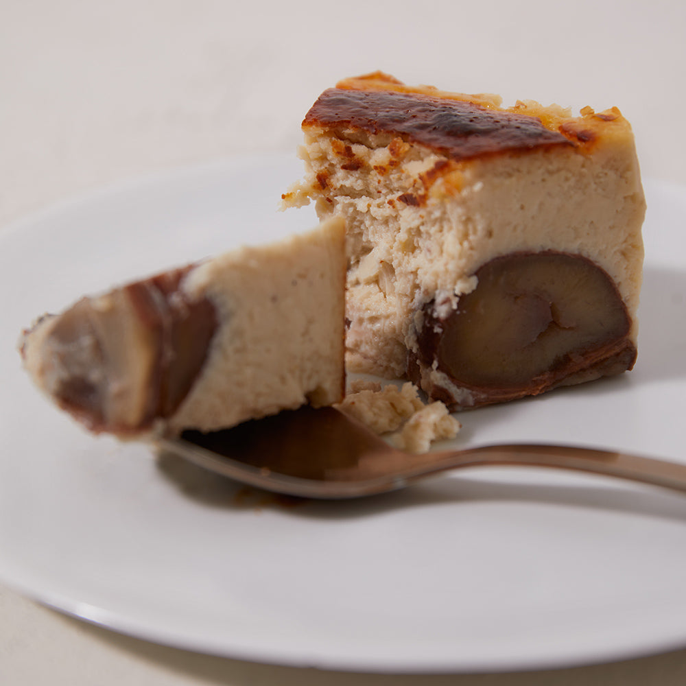 和栗のバスクチーズケーキ